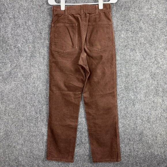 Uniqlo Pants Womens Size 28 Brown Corduroy Crop - Picture 2 of 11